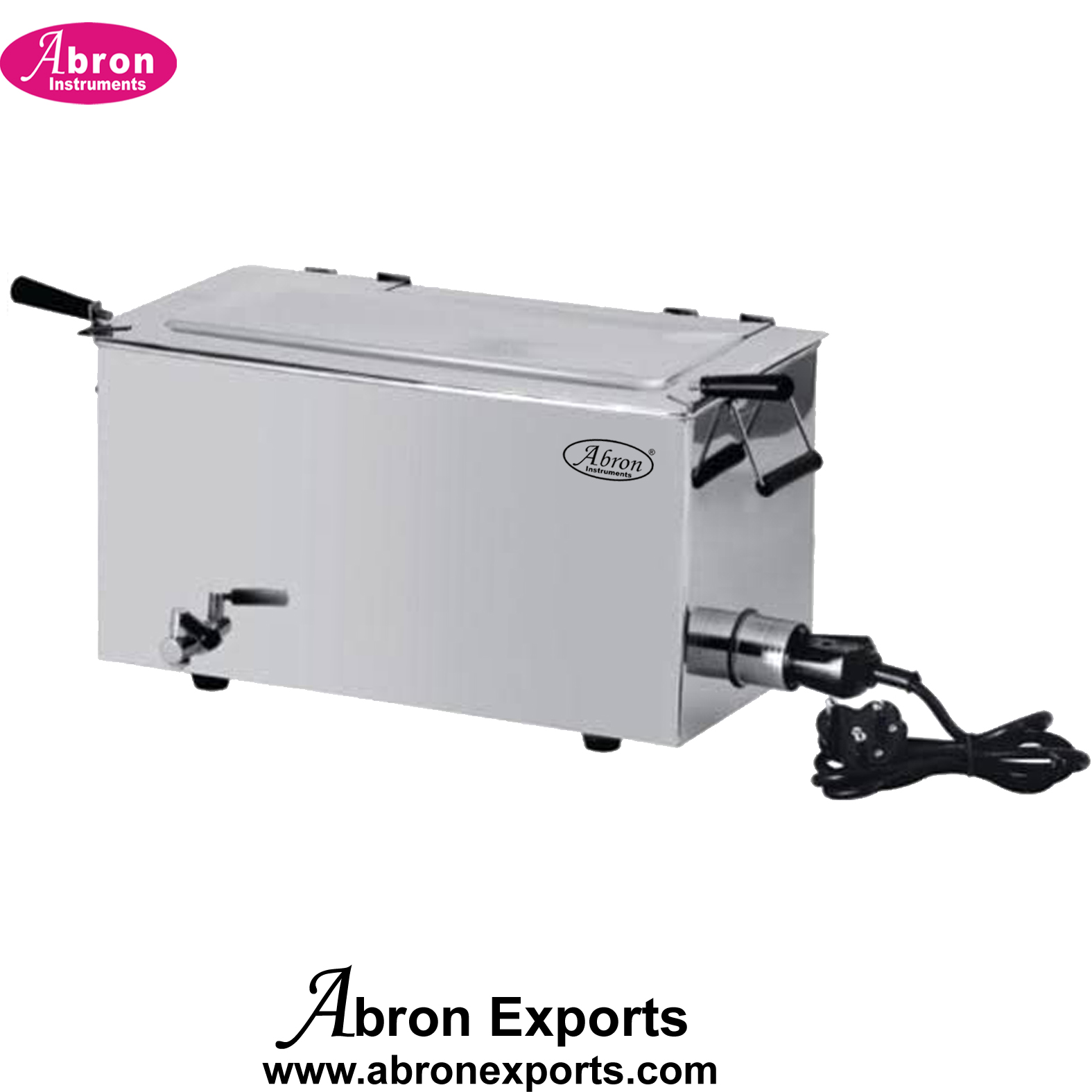 Surgical instruments sterilizer simple 16x8x6 inch with tray electric 220v heater wire Abron ABM-2325-ST16S